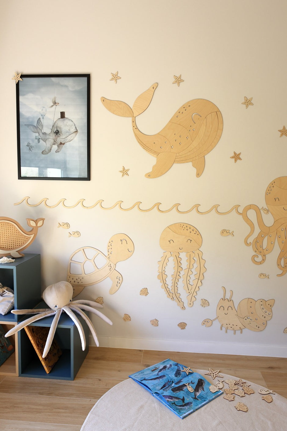 Wooden Wall Decoration - Crab