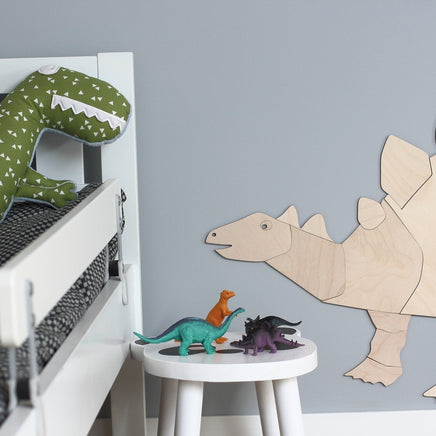 Dinosaur Stegosaurus - Wooden Wall Decoration