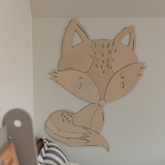 Fox Forest Animal - Wooden Wall Decoration