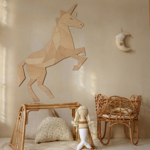 Wooden Wall Decoration - Horse/Unicorn