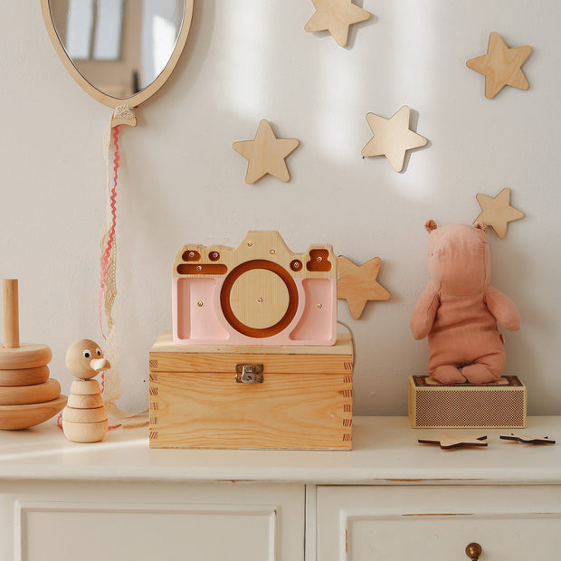 Kids Room Balloon Mirror – Child-Friendly Acrylic & Wood