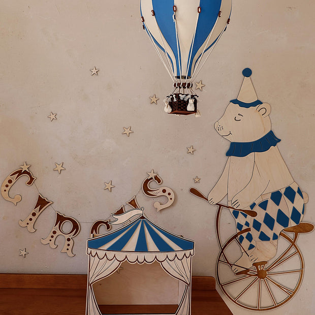 Wooden Wall Garland CIRCUS