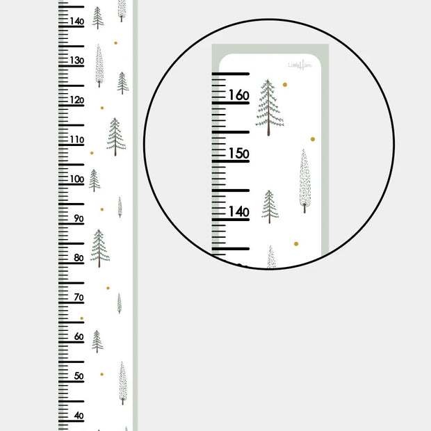 Paper Growth Chart For Kids - Fir Trees