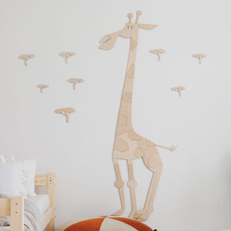 Safari Giraffe – Wooden Wall Decoration