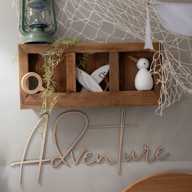 Wooden Wall Sign - Adventure Awaits