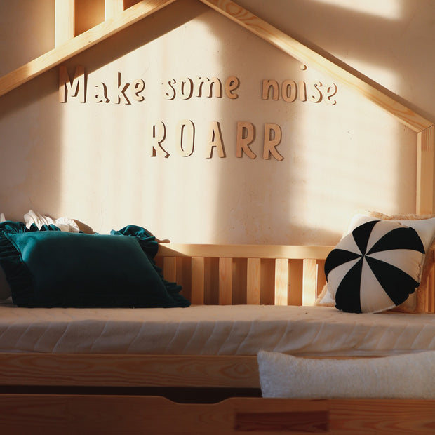 Wooden Wall Sign - Make Some Noise ROARR