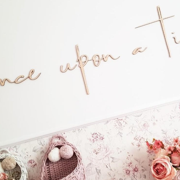 Wooden Wall Sign - Once Upon a Time